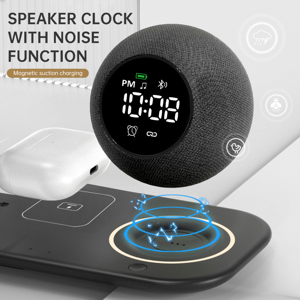 Multi Functional White Noise Ambient Light Alarm Clock Bluetooth Speaker Multi Functional White Noise Ambient Light Alarm Clock Bluetooth Speaker